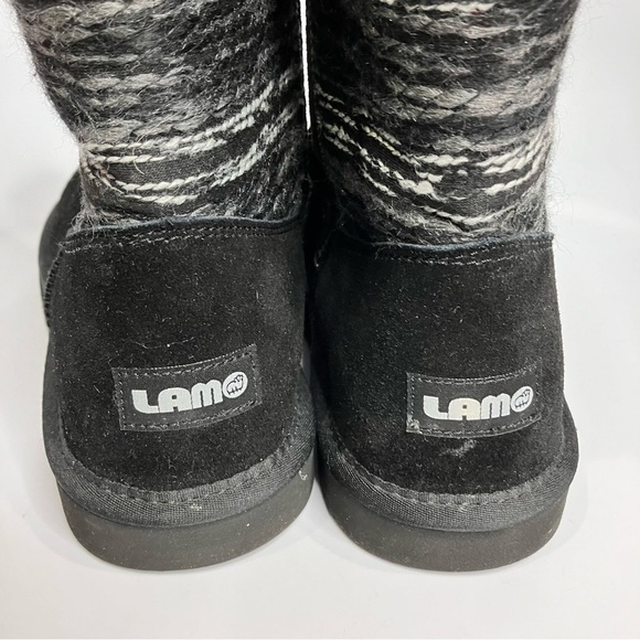 Lamo suede boots black size 9 - Picture 4 of 8